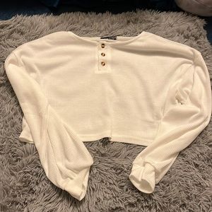 White Crop Top